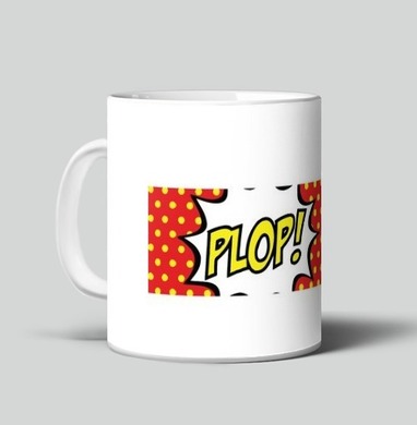 PLOP!, Кружка c принтом керамическая