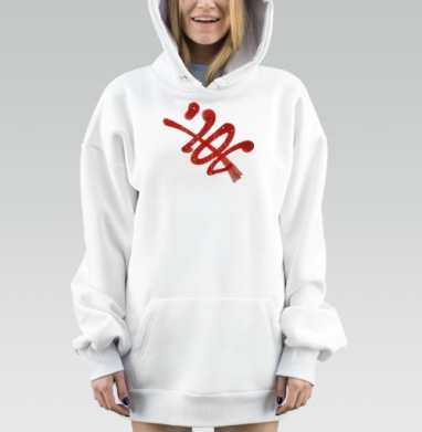 Яркий красный динамичный граффити стиль уличного искусства, Hoodie Mjhigh Dig, оверсайз, утепленная