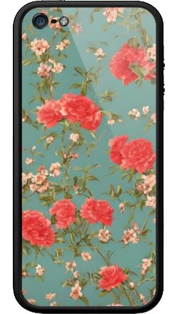 Цветочный паттерн, цветочный мотив.. - Бампер на iPhone 5, 5S, страница 3