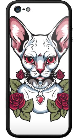 Сфинкс в розах - Бампер на iPhone 5, 5S, страница 3