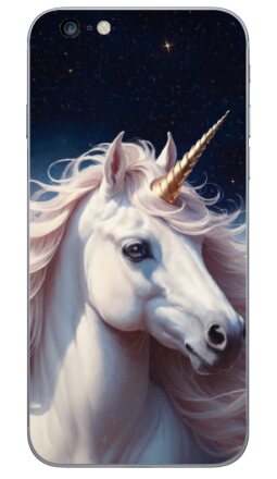 Величественный белый единорог с розовой гривой - Виниловые наклейки на iPhone 6 plus - купить в Москве, страница 3