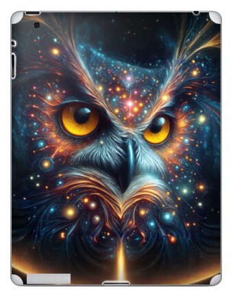 Космическая Сова – Страж Вселенского Разума - Наклейки на iPad, страница 2