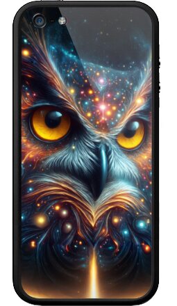 Космическая Сова – Страж Вселенского Разума - Бампер на iPhone 5, 5S, страница 2