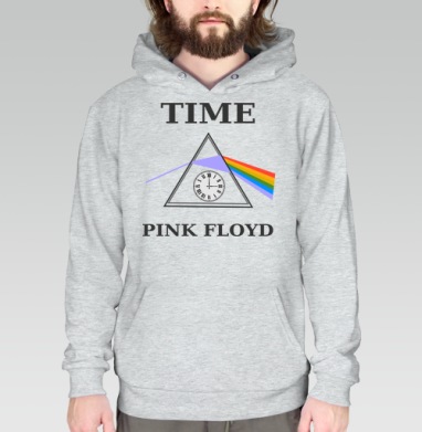 Преобразование света через время с часами Pink Floyd, Толстовка меланж Regular