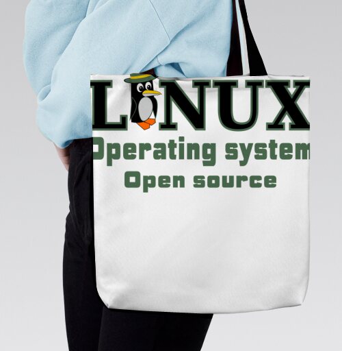 Linux операционная система открытым исходным кодом - Магазин футболок Wladimir. Дизайнерские принты.
