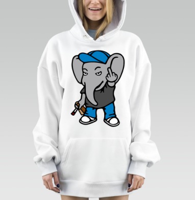 Плохой Денди, Hoodie Mjhigh Dig, оверсайз, утепленная