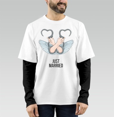 Just Married, Футболка мужская лонгслив OneOne