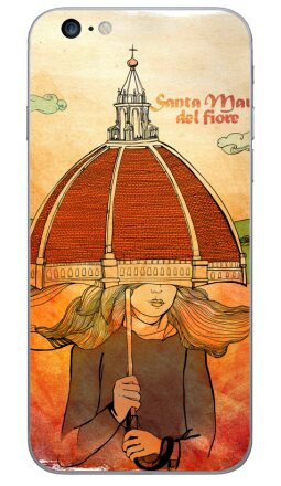 Уютная женщина под куполом Santa Maria del Fiore / Святая Мария Цветочная - Виниловые наклейки на iPhone 6 plus - купить в Москве, страница 48