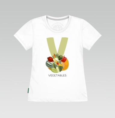 Vegetables, буква V из Живой Азбуки - Магазин Живая Азбука