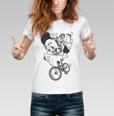 Fixed Gear / Фикс, Футболка женская белая 180гр