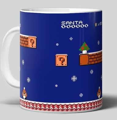 Santa Mario, Кружка c принтом керамическая
