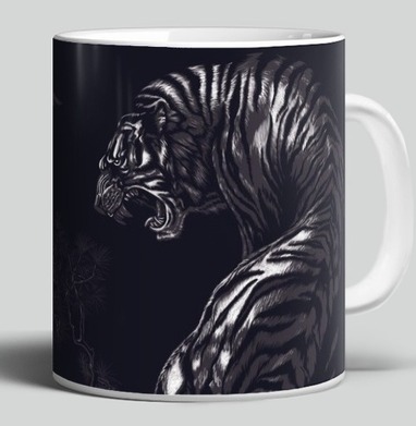 Tiger, Кружка c принтом керамическая