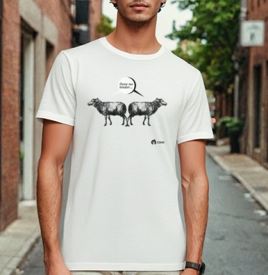 Playful Cloned Sheep Poster / Забавные клонированные овцы Clone me tender - Купить Товары с принтом 