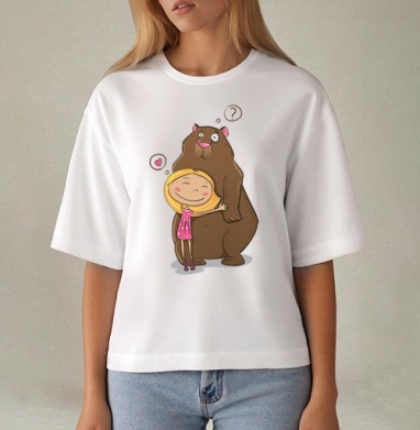 I like teddy bears, Футболка женская оверсайз Mido