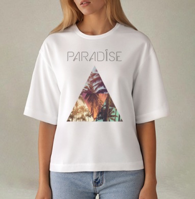 Paradise, Футболка женская оверсайз Mido
