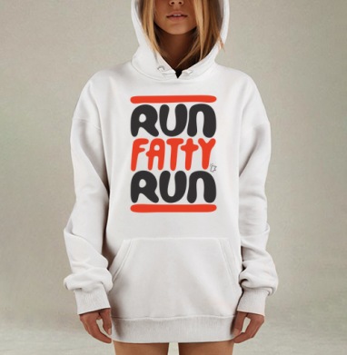 БЕГИ ТОЛСТЯК БЕГИ, Hoodie Mjhigh Dig, оверсайз, утепленная