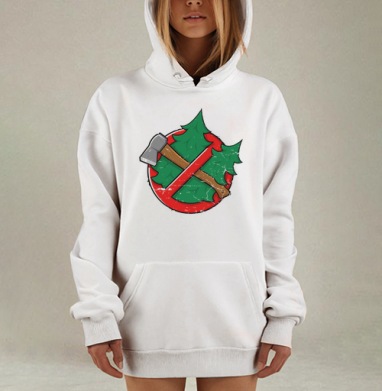 Beregite elki, Hoodie Mjhigh Dig, оверсайз, утепленная