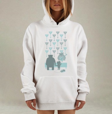 День рождения, Hoodie Mjhigh Dig, оверсайз, утепленная
