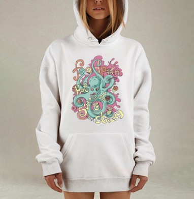 Фудпорн, Hoodie Mjhigh Dig, оверсайз, утепленная