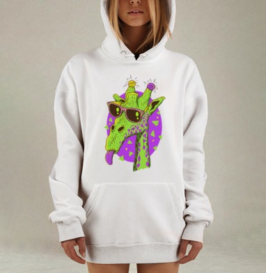 Жирафео, Hoodie Mjhigh Dig, оверсайз, утепленная
