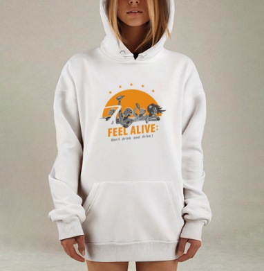 Краш тест, Hoodie Mjhigh Dig, оверсайз, утепленная