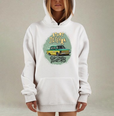 Легенда дрифта, Hoodie Mjhigh Dig, оверсайз, утепленная