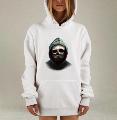 Апокалиптическая аллегория двадцатого года череп маска капюшон, Hoodie Mjhigh Dig, оверсайз, утепленная