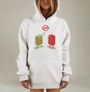 НО ТОПЛЕСС, Hoodie Mjhigh Dig, оверсайз, утепленная