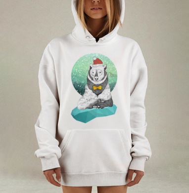 Новый год приближается!, Hoodie Mjhigh Dig, оверсайз, утепленная