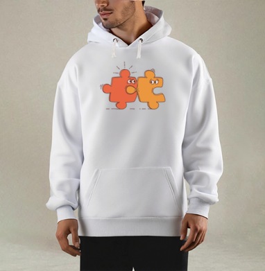 Игрушечные пазлы в стиле конфликта, Толстовка Mjhigh, утепленная