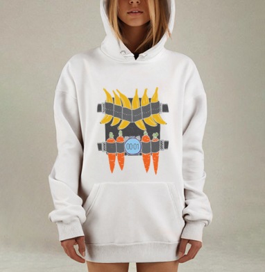 ПОЯС ЖИЗНИ, Hoodie Mjhigh Dig, оверсайз, утепленная