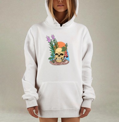 Травяной сбор, Hoodie Mjhigh Dig, оверсайз, утепленная