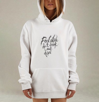 Трезвый водитель, Hoodie Mjhigh Dig, оверсайз, утепленная