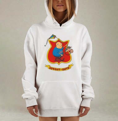 Дефолт-Cити, Hoodie Mjhigh Dig, оверсайз, утепленная
