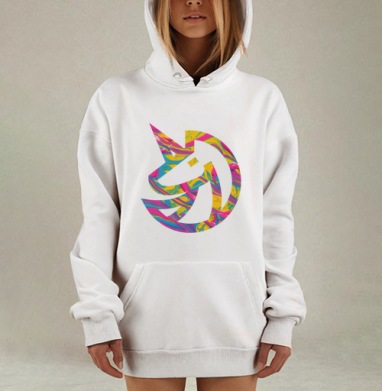 Единорог Yoo в цвете, Hoodie Mjhigh Dig, оверсайз, утепленная