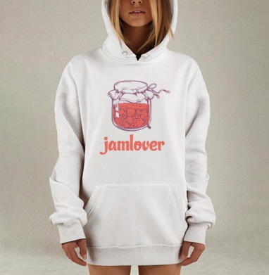 Jamlover – Сладкоешкам посвящается, Hoodie Mjhigh Dig, оверсайз, утепленная
