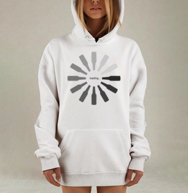 Loading, Hoodie Mjhigh Dig, оверсайз, утепленная