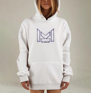 Manukian Twins Logo / Логотип Манукян Твинс, Hoodie Mjhigh Dig, оверсайз, утепленная