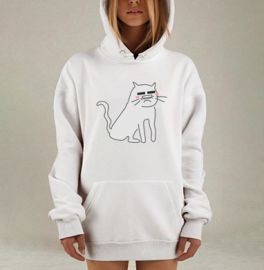Мартел Котэ, Hoodie Mjhigh Dig, оверсайз, утепленная