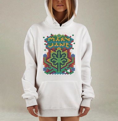 Maryjane, Hoodie Mjhigh Dig, оверсайз, утепленная