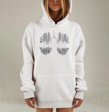 Тяжёлая промышленность, Hoodie Mjhigh Dig, оверсайз, утепленная