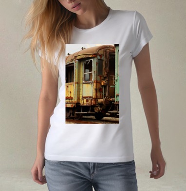 artep_ru___train, Футболка женская белая 180гр