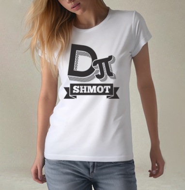 DIPI Shmot, Футболка женская белая 180гр