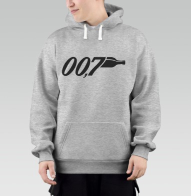 Агент 007, Толстовка Mjhigh–Mel, утепленная