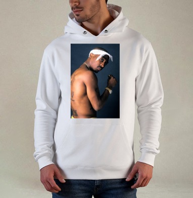 2pac_watches_desktop_1969x3000_wallpaper-285425, Толстовка белая Regular, утепленная
