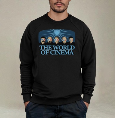 Leaders Wearing 3D Glasses / Политические лидеры Мир кино THE WORLD OF CINEMA - Свитшот мужской черный петля/начес, страница 17