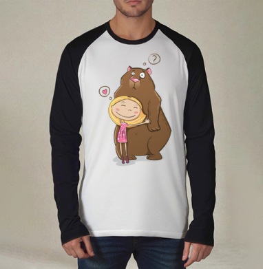 I like teddy bears, Футболка длинный рукав / Мужчинам / Реглан / Принт