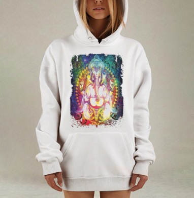 Ганеш, Hoodie Mjhigh Dig, оверсайз, утепленная