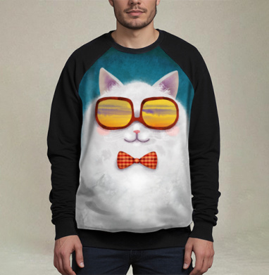 Котофей, Свитшот мужской 3D / хлопок