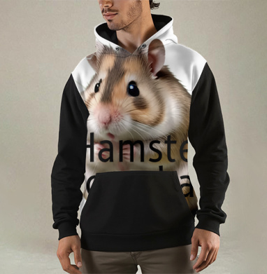 Hamster Combat – Хомяк Комбат персонаж игры милый пушистый грызун, Толстовка мужская Regular 3D